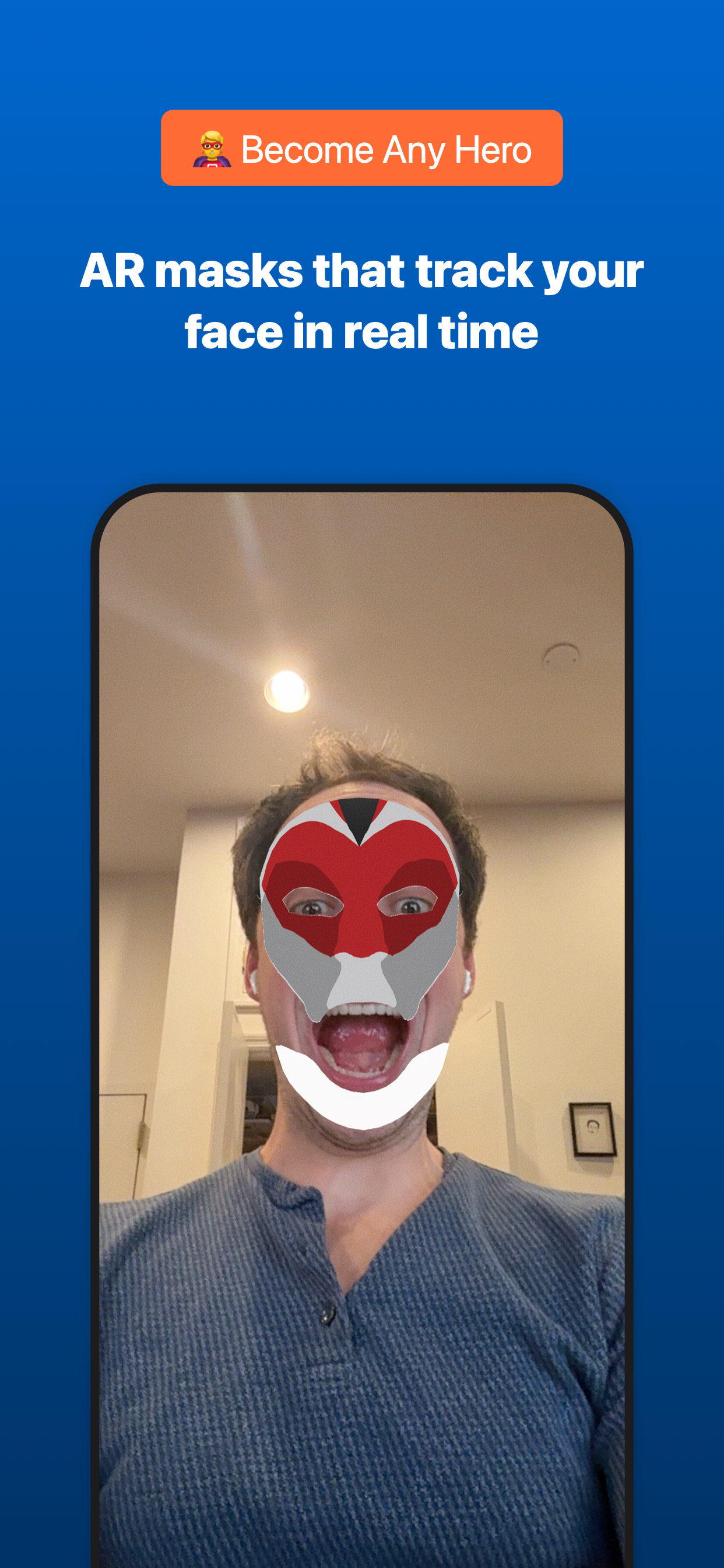 HeroMaskAR screenshot preview